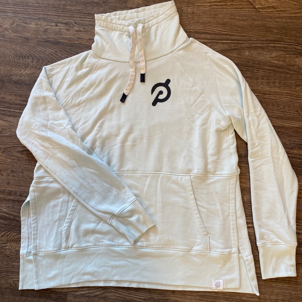 Peloton comfy cowl neck sweatshirt!